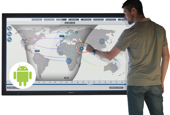een touchscreen gebruiken